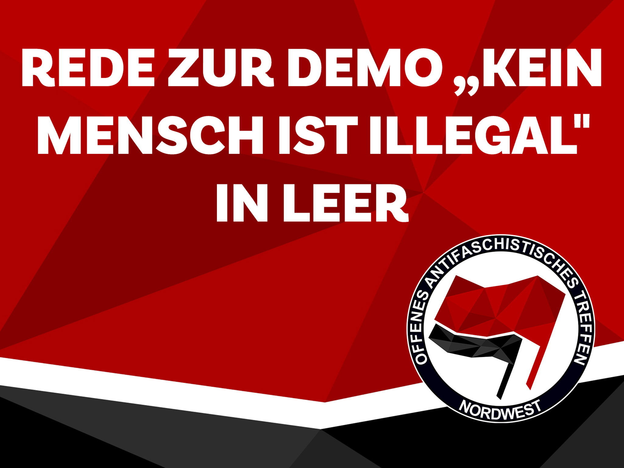 Rede zu „Kein Mensch ist illegal“ in Leer