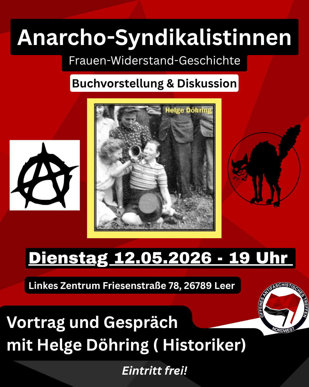 Buchvorstellung & Diskussion „Anarcho-Syndikalistinnen“